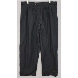 FootJoy FJ DryJoys Pants Mens XL Black Golf Waterproof Rain Full Side Zip Snaps